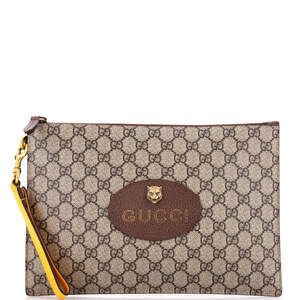 Gucci Neo Vintage Wristlet Pouch Gg #227529G99B